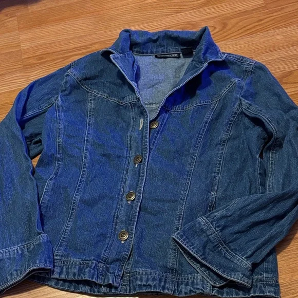 New Directions Classic Jean Jacket - Picture 1 of 5